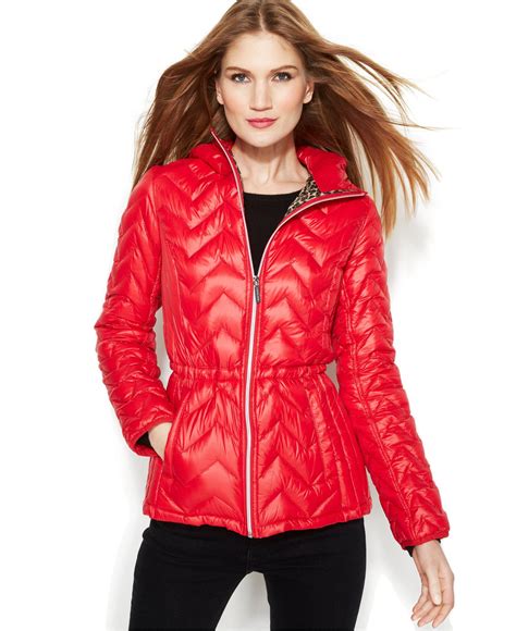 michael kors packable jacket xs|Michael Kors puffer jacket macy's.